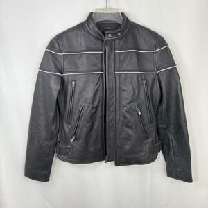 Street Legal Performance 100% Leather Riding Motorcycle Biker Jacket Liner Small